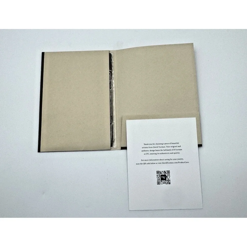 NEW David Yurman Jewelry Cleaning Polishing Cloth Folder Authentic